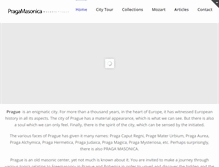 Tablet Screenshot of pragamasonica.cz